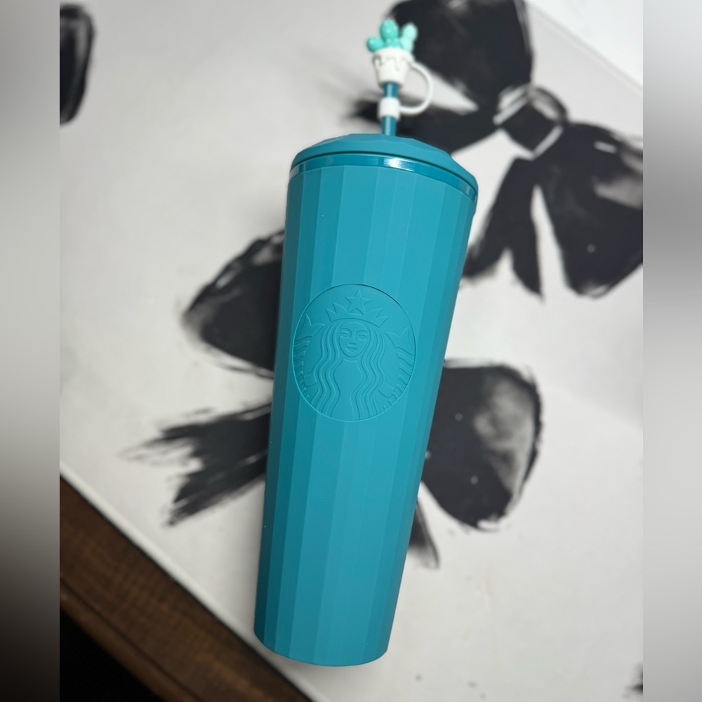 BNWT Starbucks Tumbler Matte Blue Dome Lid China Release  2022